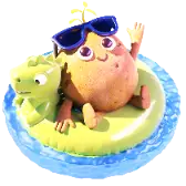 Potato floating